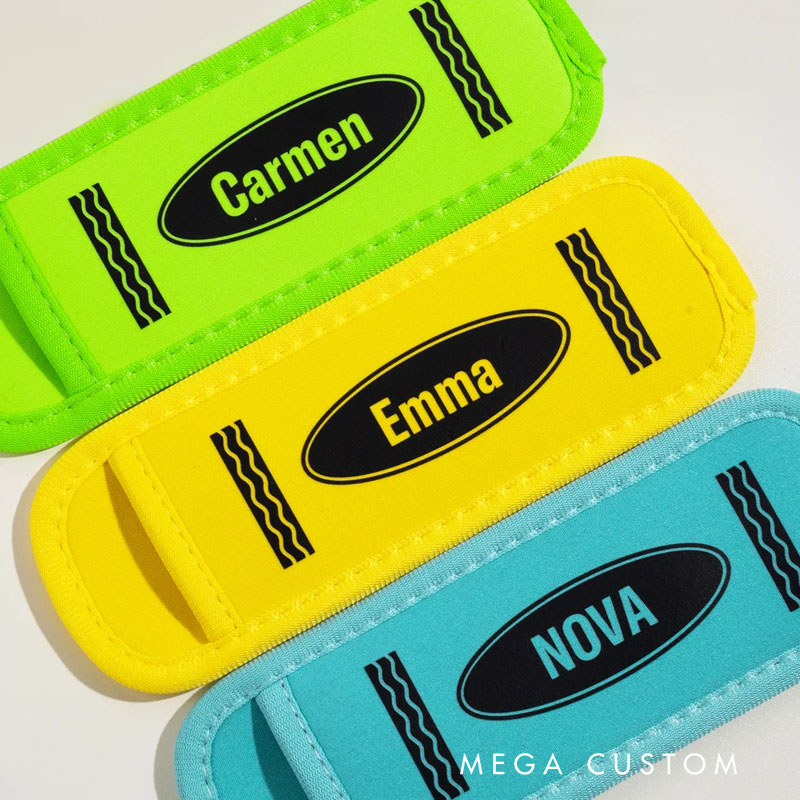 Personalized Neoprene Popsicle Holder for Kids to Keep Hands Warm and Enjoy Cool Treats in Vibrant Colors