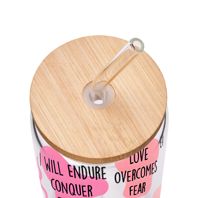 Personalized Breast Cancer Warrior Glass with Motivational Quotes for Hope and Strength Glasse Cup