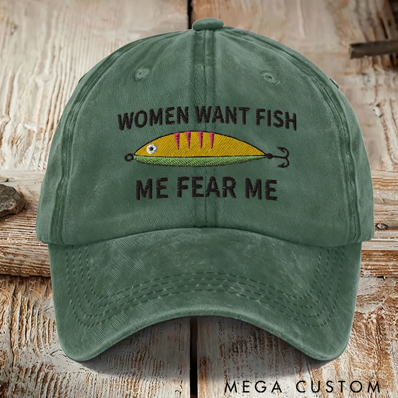 Personalized Funny Embroidered Fishing Hat Fishing Hat Baseball Cap Outdoor Camping Hat Perfect Gift for Fishing Lover and Outdoor Adventure