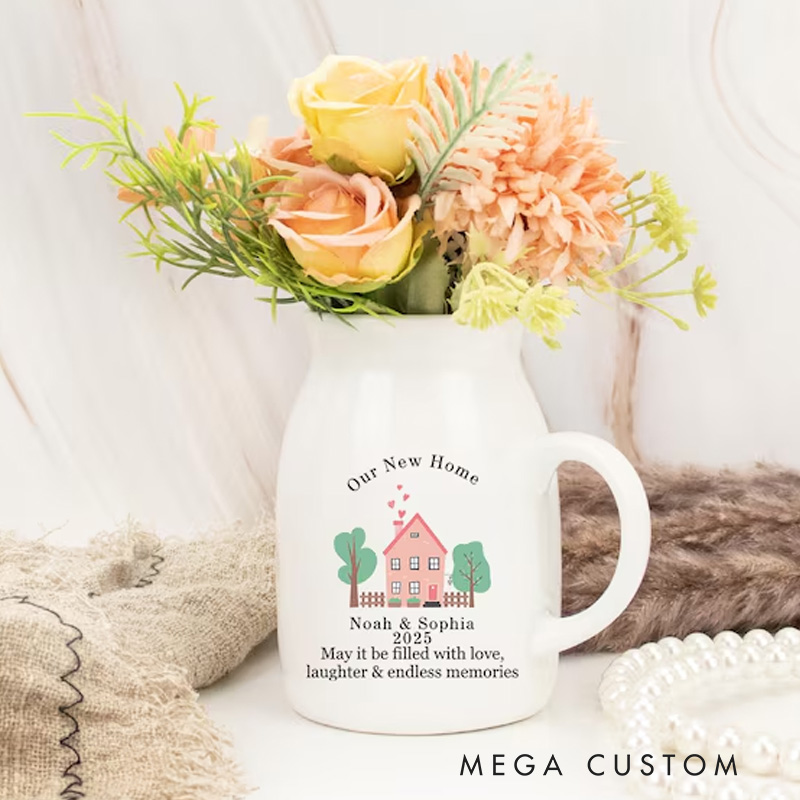 Personalized Housewarming Gifts New Home Gift Our First Home Gifts Flower Vase First House Gifts Moving In Gifts Unique Gifts