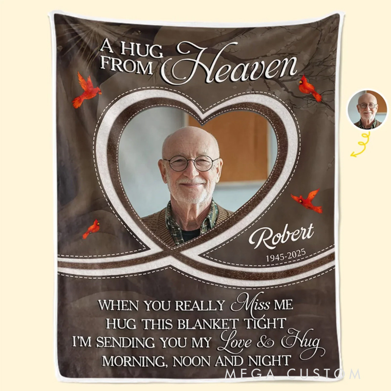Personalized Memorial Blanket Custom Photo Blanket Forever Loved Forever Missed Sympathy Gift for Family Members
