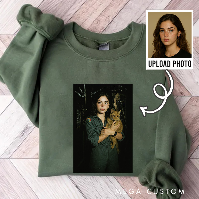 Personalized Sci-Fi Horror Movie Classic Sweatshirt Horror Film Crewneck Movie Shirt