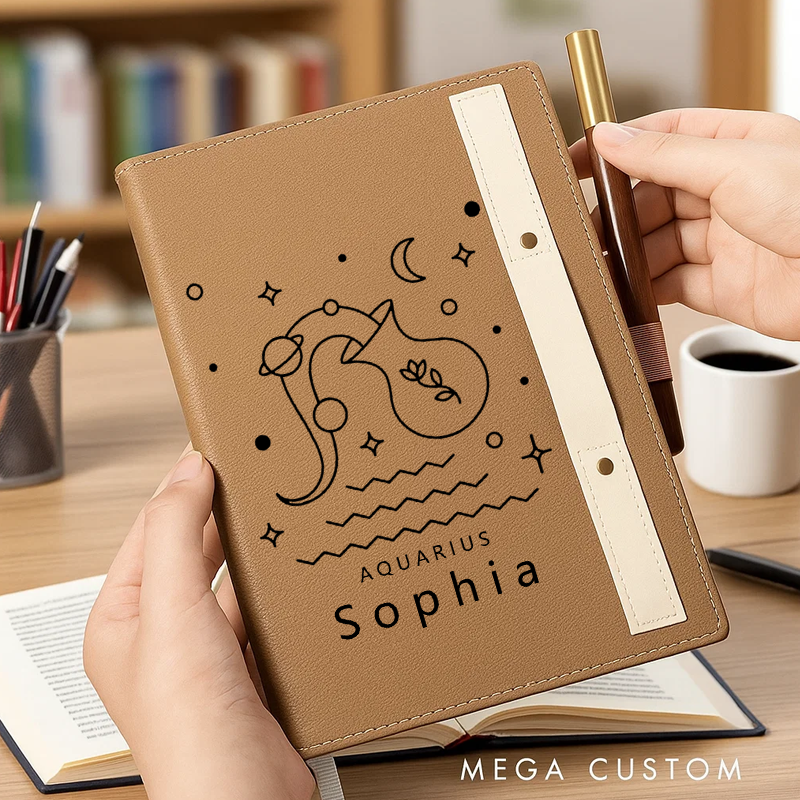 Personalized Astrology Zodiac Journal Astrology Diary Journal With Name Birthday Astrology Gifts