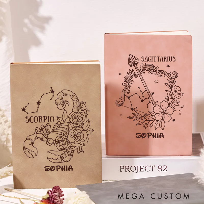 Personalized Astrology Zodiac Journal Astrology Diary Journal With Name Birthday Astrology Gifts