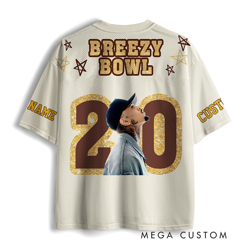 Personalized Football Jersey Mesh Concert Outfit Concert Shirt Gift for Fans Country Music