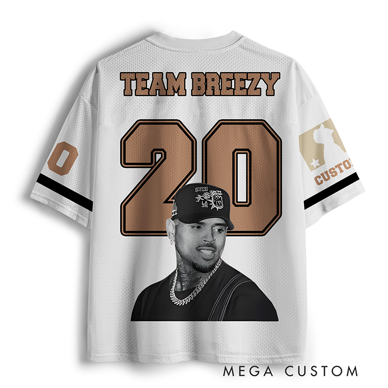 Personalized Hip Hop Music Tour Jersey Football Jersey Mesh Concert Outfit Concert Shirt Gift for Fans Country Music