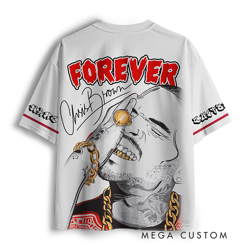 Personalized Football Jersey Mesh Concert Outfit Concert Shirt