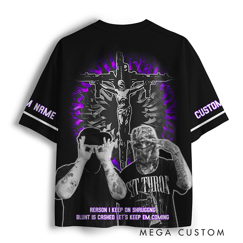 Personalized Hip Hop Music Tour Jersey Football Jersey Mesh Concert Outfit Concert Shirt Gift for Fans Country Music