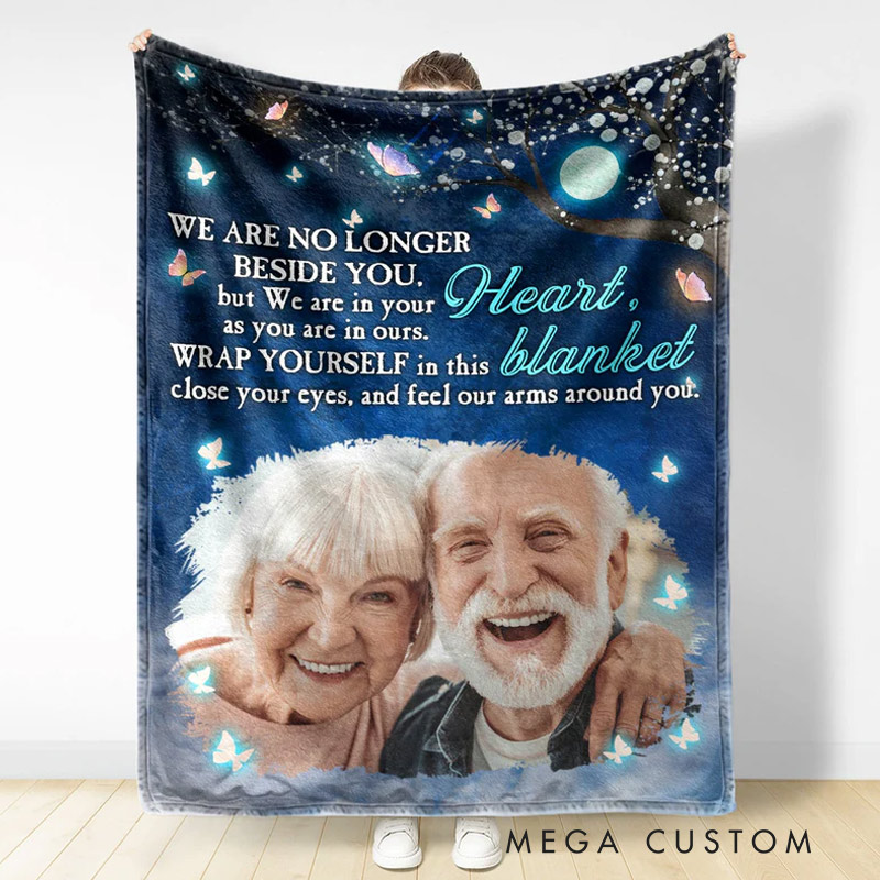 Personalized Photo Memorial Blanket A Hug From Heaven When You Really Miss Me Blanket Sympathy Gift for Loss of Loved One