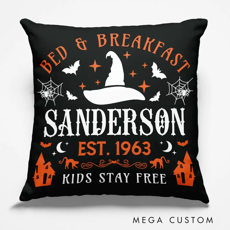Personalized Where Spooky Delights And Sweet Dreams Collide - Family Personalized Custom Pillow Halloween Gift For Family Members