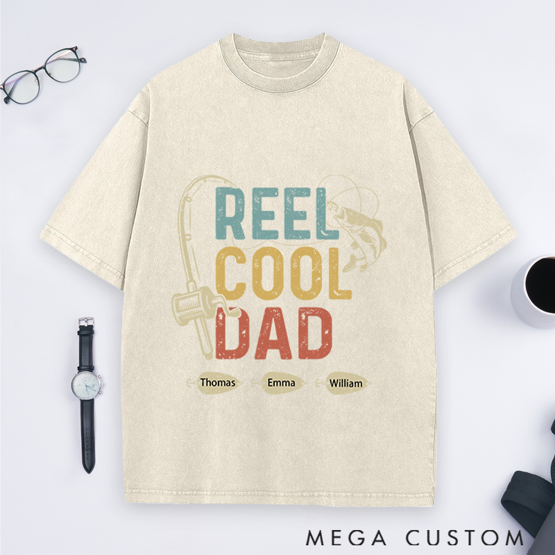 Personalized Fishing T-Shirt Unisex T-Shirt Reel Cool Dad Design Father's Day Gift Perfect Gift for Fisherman on Father's Day