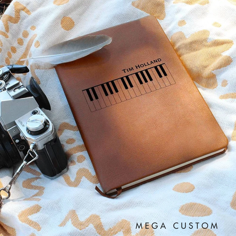 Personalized Piano Lyric Journal Custom Songwriters Notebook Musician Song Diary Lyrical Writer Journal Writing Music Notebook Songwriting