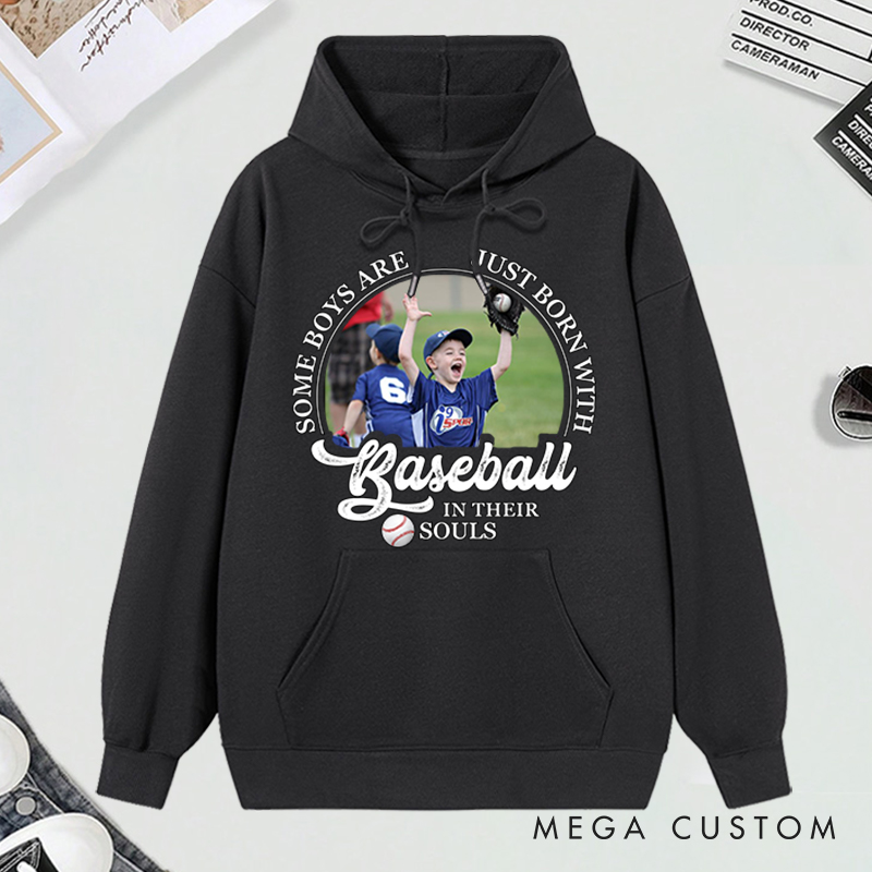 Personalized Sports Themed Hoodie with Custom Image and Motivational Design  