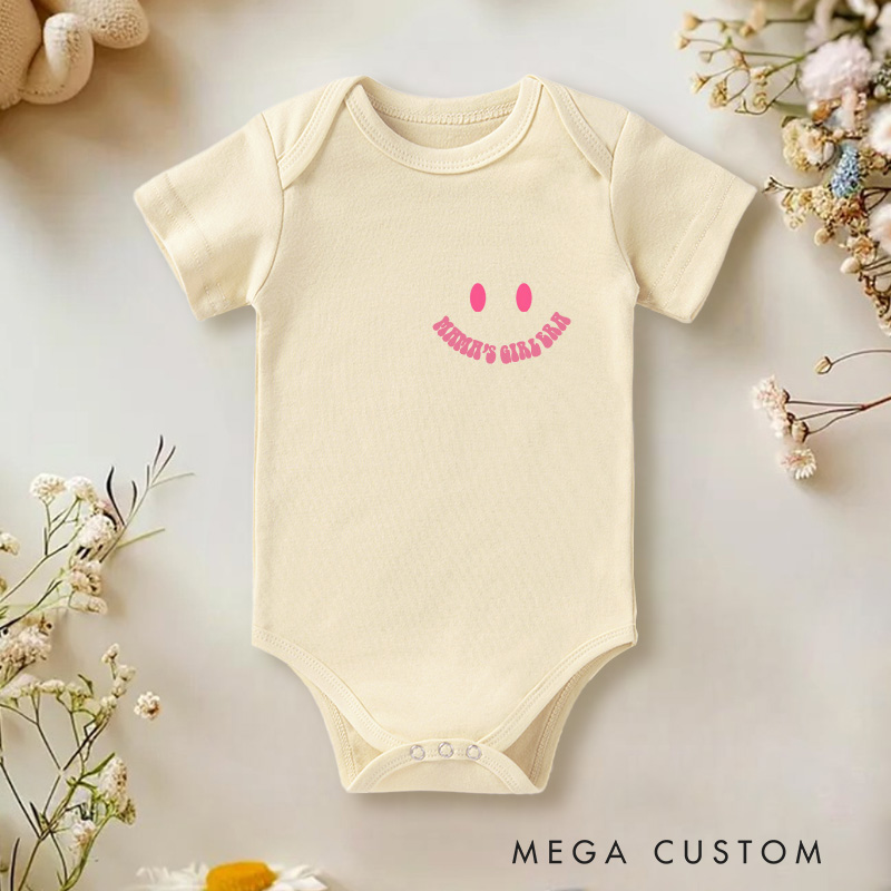 Personalized My Mama's Girl Era Baby Onesie Mommy & Me Onesie Gift For Baby Girl Mother Day Gift