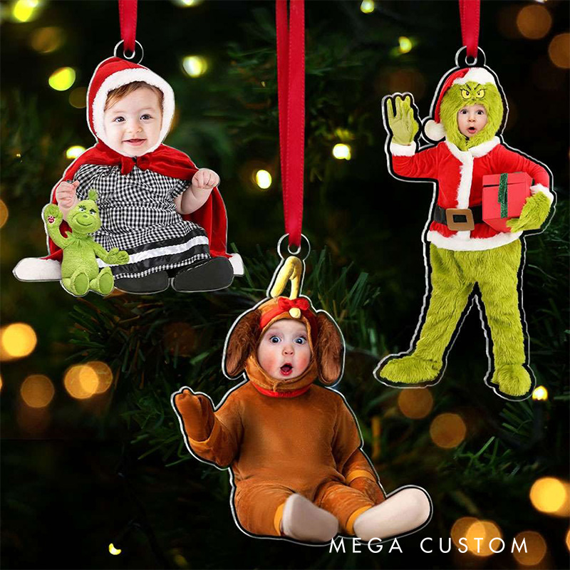 Personalized Funny Costumes Kid Acrylic Ornament Movie Christmas Gift Film Xmas Gift Christmas Decor