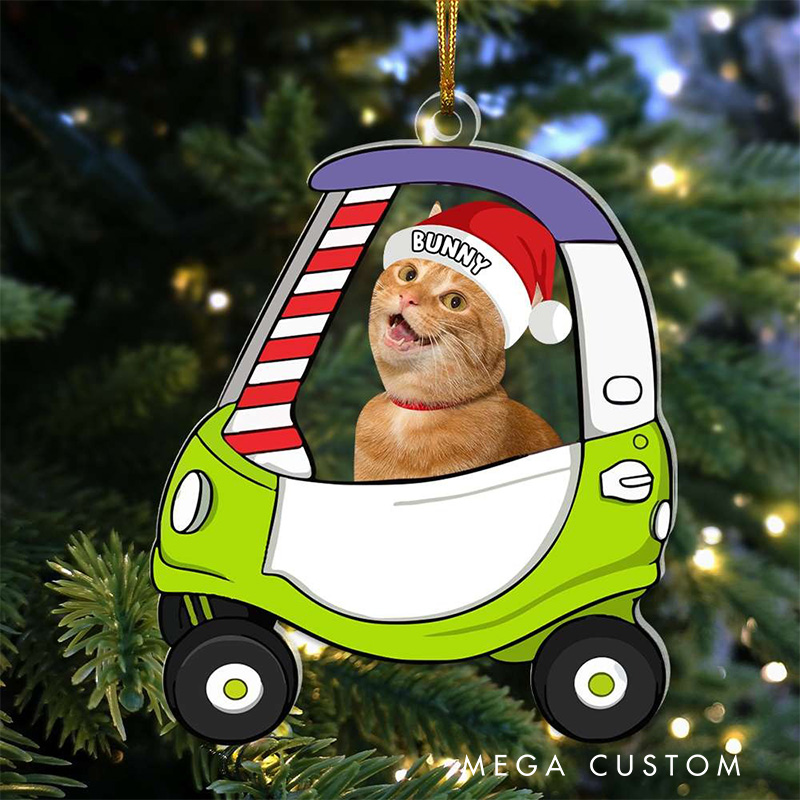 Personalized Pet Driving Movie Fan Acrylic Ornament Movie Christmas Gift Film Xmas Gift Christmas Decor