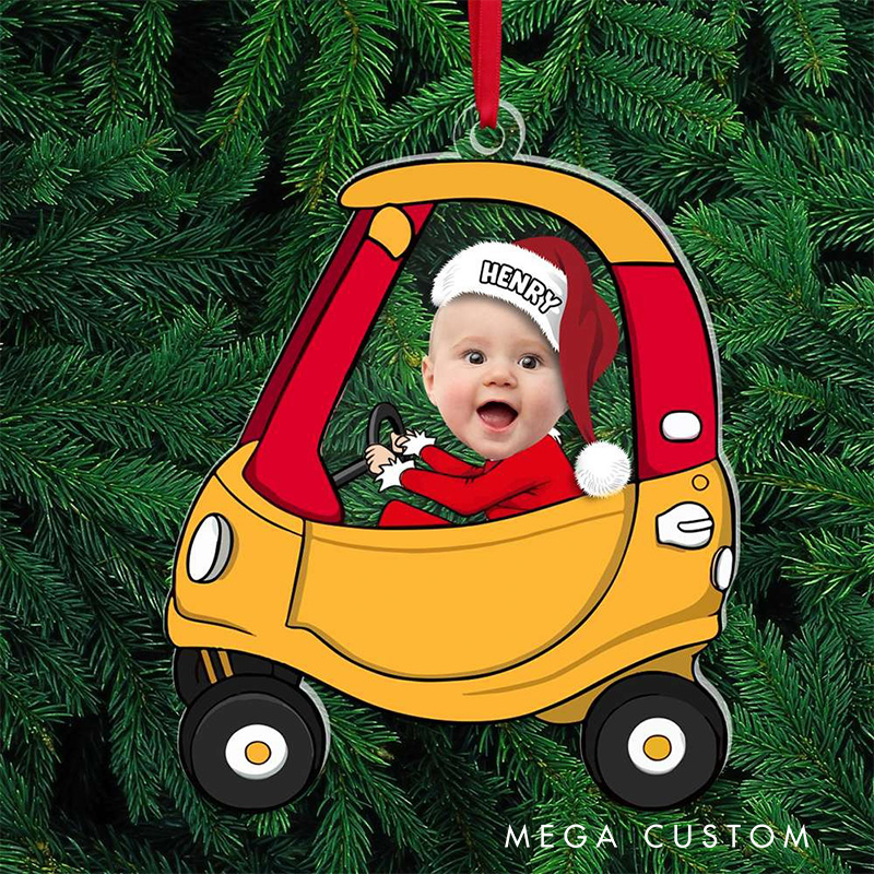 Personalized Kids Driving Movie Fan Acrylic Ornament Movie Christmas Gift Film Xmas Gift Christmas Decor