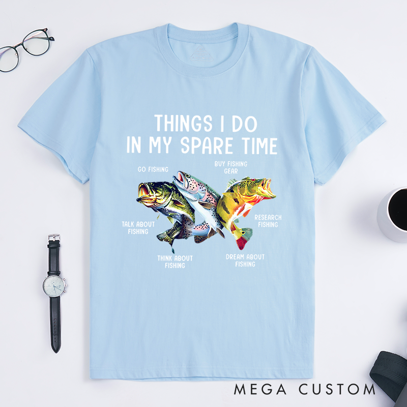 Personalized Funny Fishing T-Shirt Fishing Lover Gift Perfect Gift for Fishing Lovers Ideal for Outdoor and Casual Wear