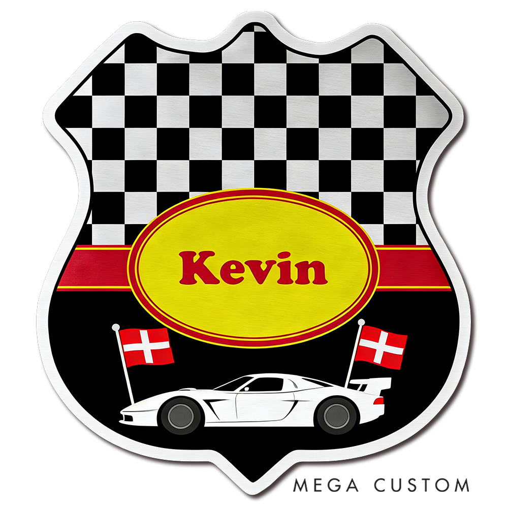 Personalized Racer Couple Mouse Pad Unique Gift for Racing Enthusiasts