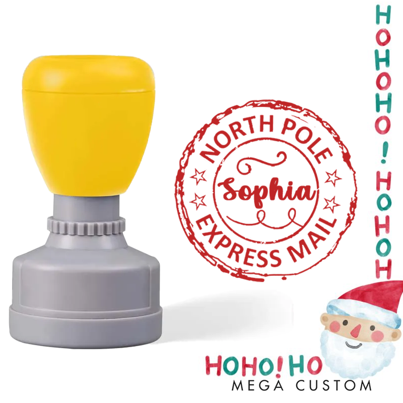 Personalized Santa Letter Seal Stamp Christmas Gift for Kids Christmas Toddler Gifts