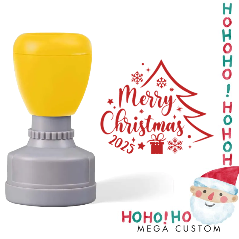 Personalized Christmas Tree Stamp Christmas Gift for Kids Christmas Toddler Gifts