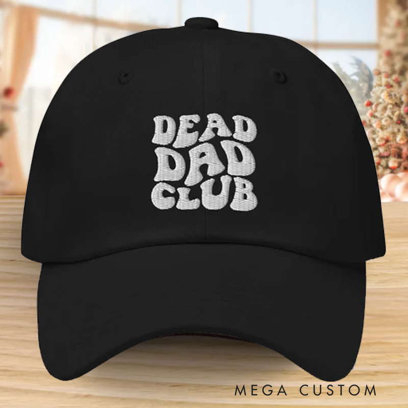 Personalized Dead Dad Club Hat Sympathy Gift for Loss of Dad