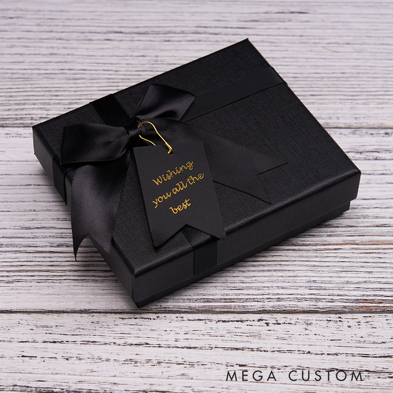 Personalized Leather Wallet For Him Engraved Crazy Horse Wallet Mens Wallet Groomsmen Wallet Boyfriend Gift Dad Gift Husband Gift