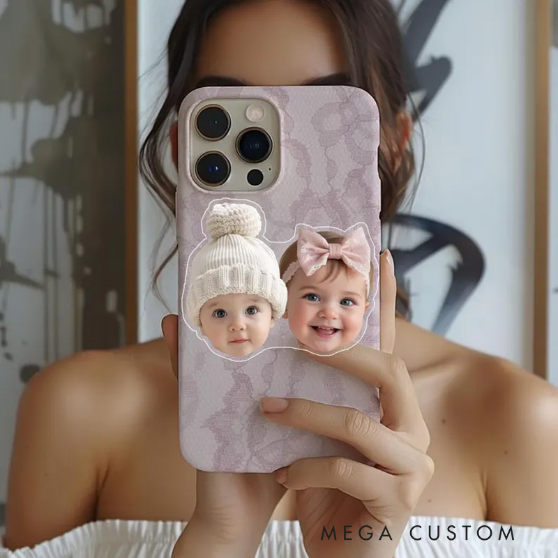 Personalized Cherished Moments Phone Grip with Custom Photos and Elegant Design Magnetic Phone Grip