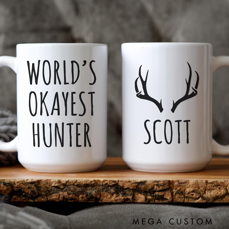 Personalized Hunting Mug Custom Hunting Coffee Mug Funny Hunting Cup Coffee Cup