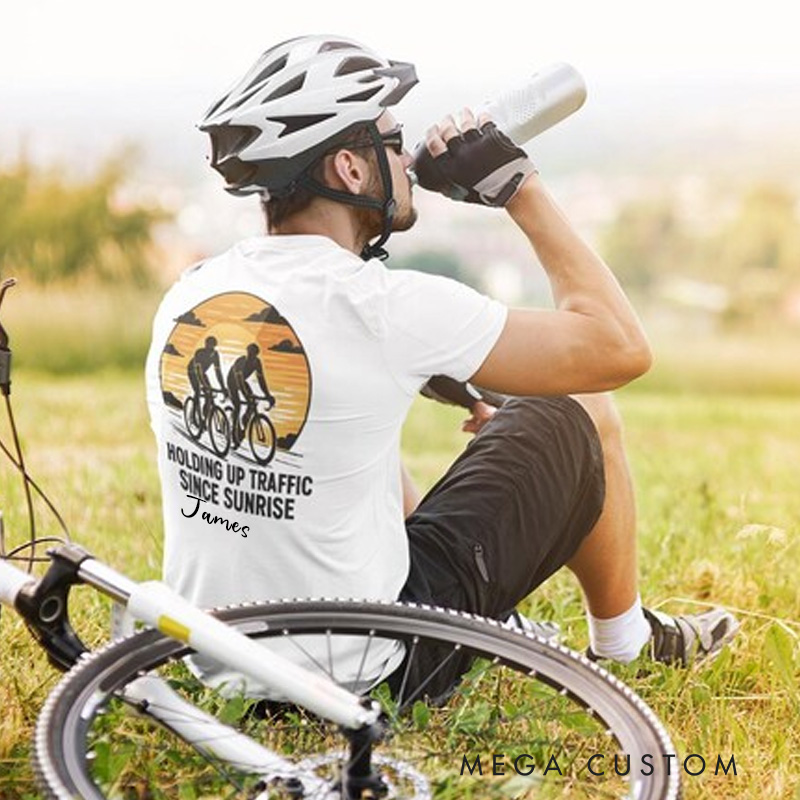 Personalized Funny Cycling Tshirt Cycle Humor Tshirt Gift for Bike Enthusiasts Great Gift for Dad Wide Range of Colors