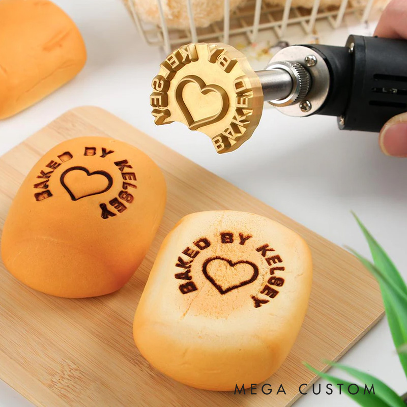 Personalized Sourdough Bread Branding Iron Stamp Customized Bread Stamp with Name Burger Branding Iron for Baker Christmas Gift Baking Lover Gifts