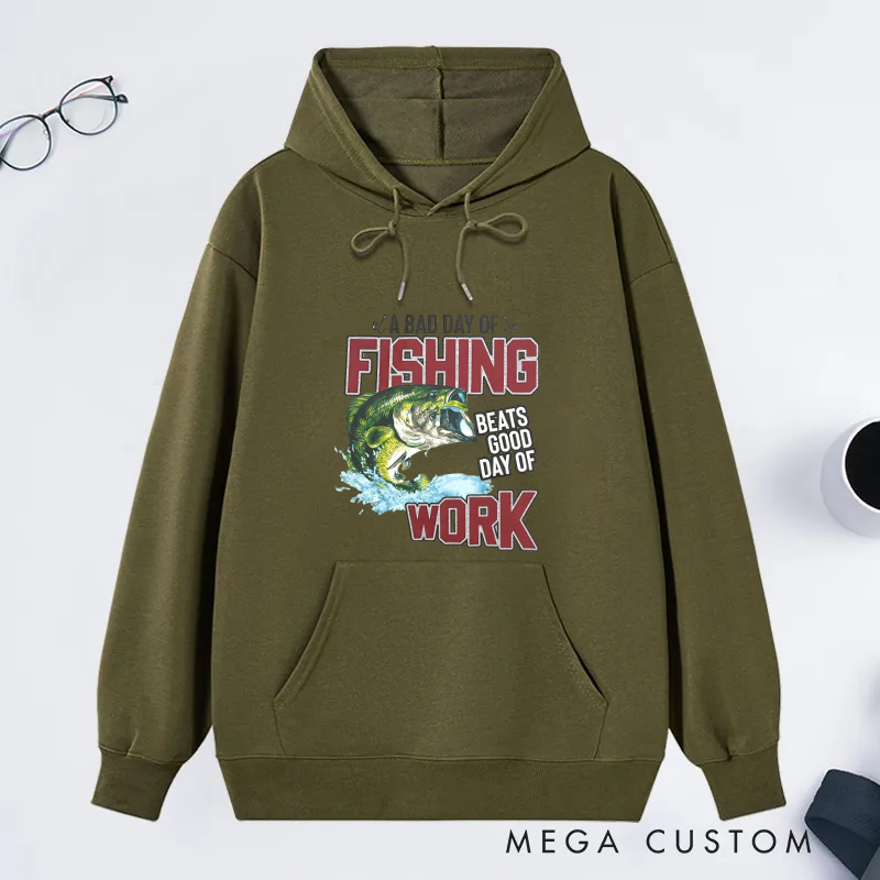 Personalized Christmas Classic Hoodie Fishing Hoodie for Men and Women Fishing Gift Comfortable Outdoor Apparel for Fishing Lovers