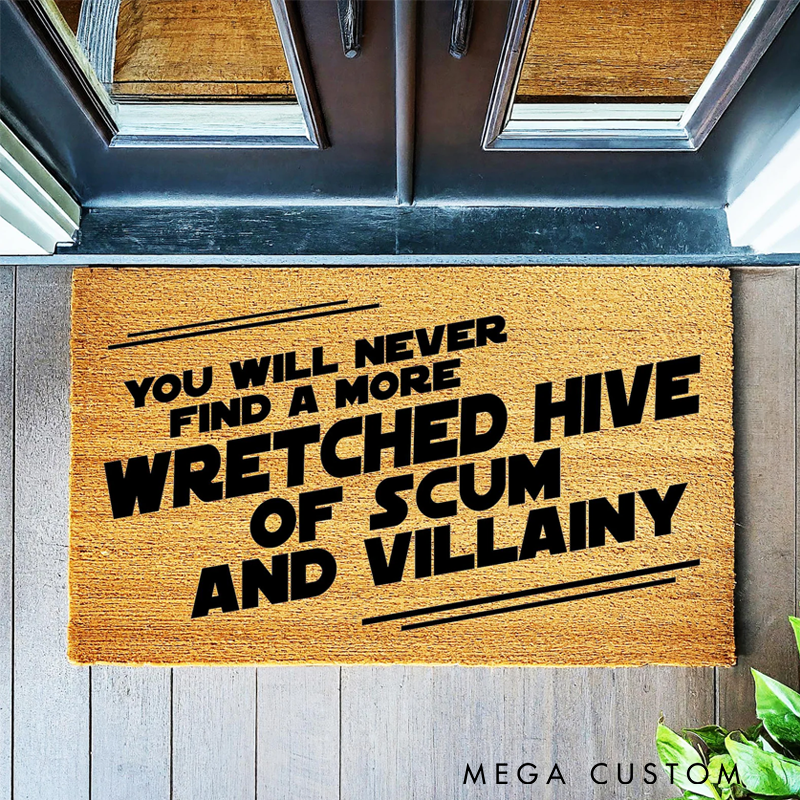 Personalized Sci-Fi Humor for Your Doorstep Doormat Funny Welcome Doormat Gift for Nerd Geek
