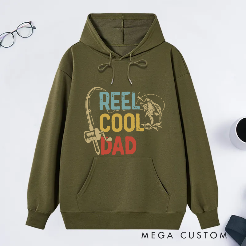 Personalized Funny Fishing Sweatshirt Daddy's Fishing Buddy Hoodie Fathers Day Gift Comfortable Gift for Dad Grandpa Fishing Lovers Perfect for Father’s Day or Outdoor Adventures