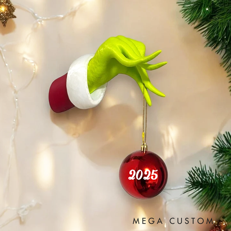 Personalized Christmas Hand Christmas Key Holder Ornament Holder Holiday Home Decor Inspired Gift for Christmas