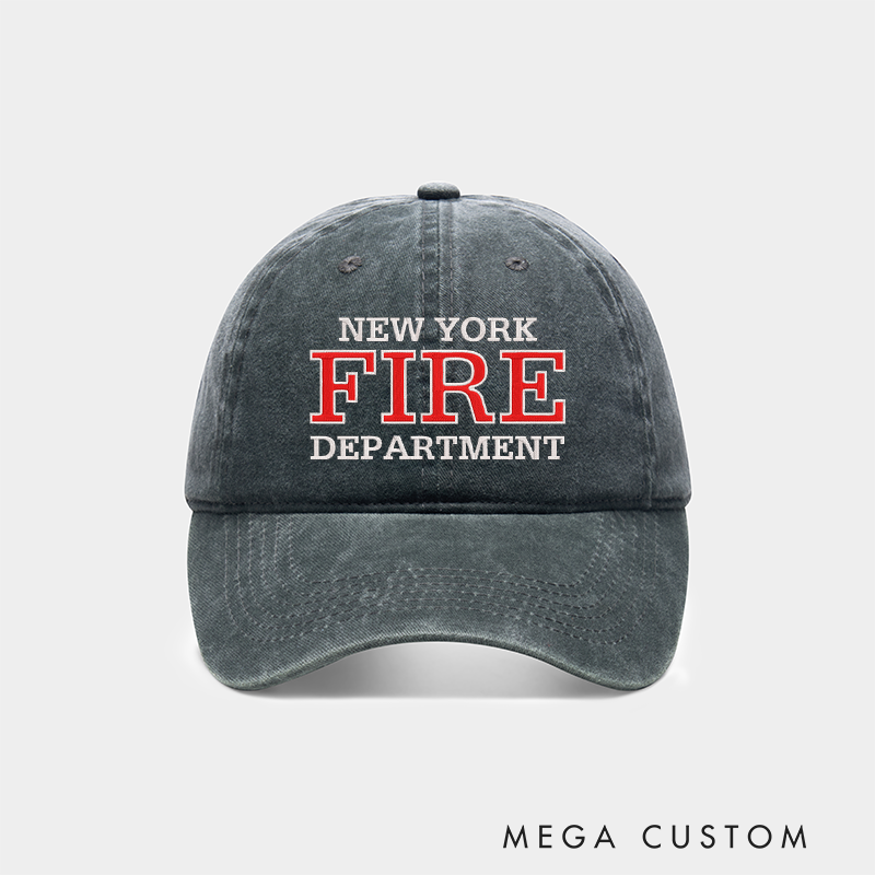 Personalized Firefighter Cap Embroidered Baseball Cap with Custom Firefighter Cap Design Thoughtful Gift for Firefighters