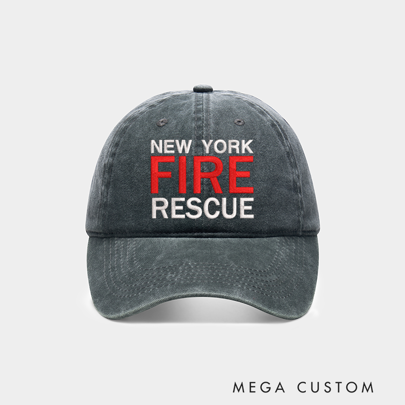 Personalized Firefighter Cap Embroidered Baseball Cap with Custom Firefighter Cap Design Thoughtful Gift for Firefighters