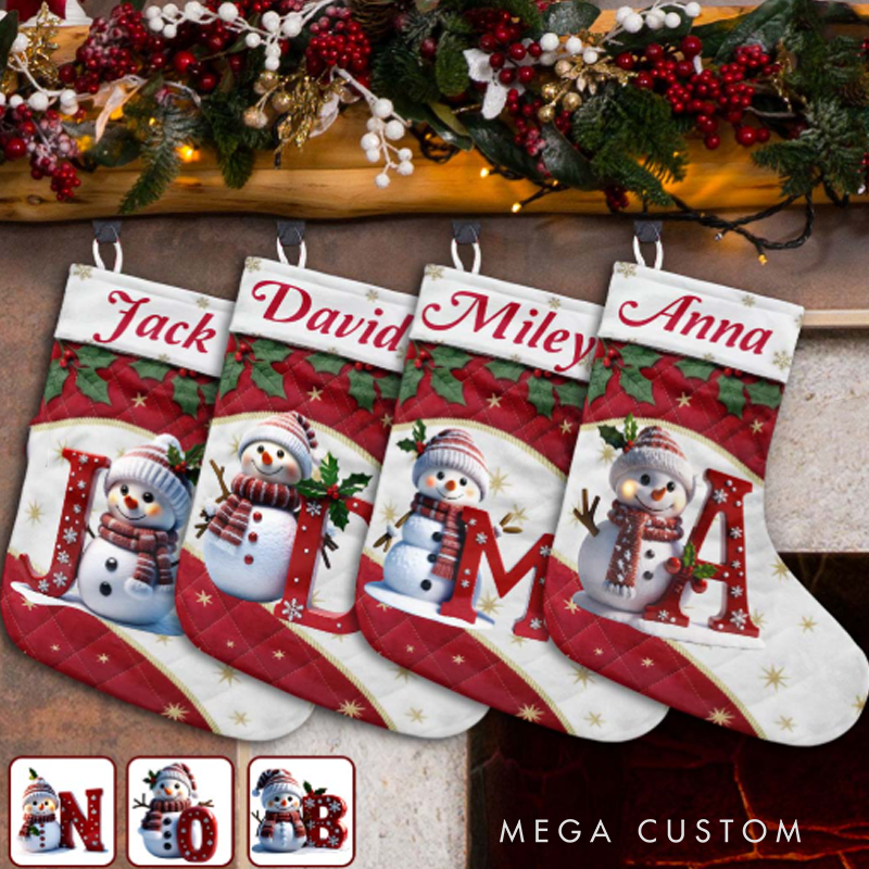 Personalized Merry Christmas Kids Christmas Stockings
