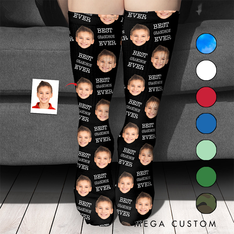 Personalized Face Socks Kids Birthday Gift