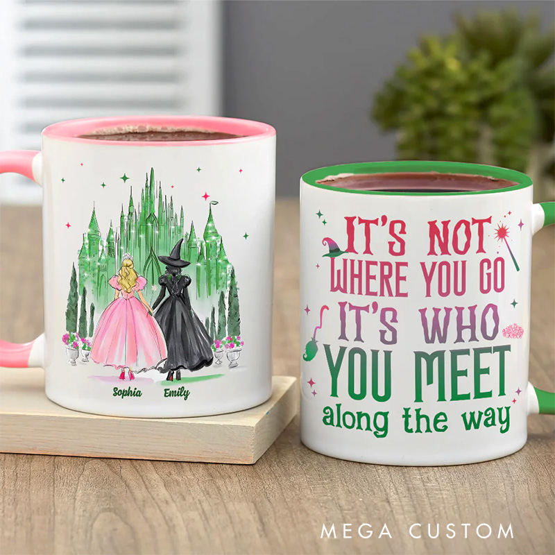 Personalized Witch Besties Mug TV Show Mug Movie Lover Gift for Best Friend Besties Sisters