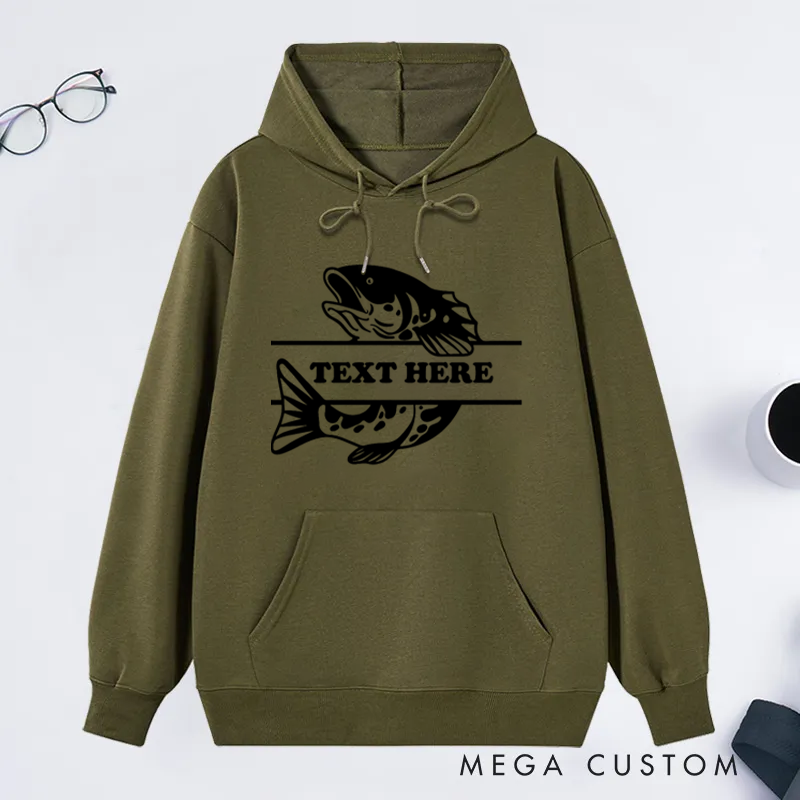Personalized Fishing Hoodie Fishing Sweatshirt Fishing Gifts Comfortable and Warm Perfect for Fishing Trips Outdoor Adventures and Gifts