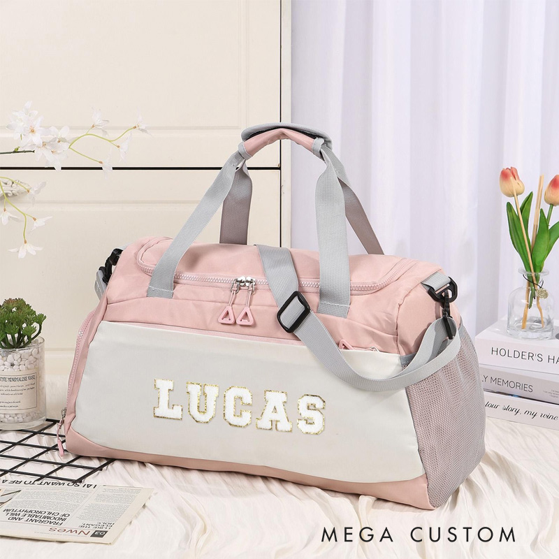 Personalized Name Duffel Large Bag Embroidered Travel Bag Monogrammed Yoga Duffle Bag Weekender Bag Gym Bag Hospital Bag Dance Bag Gift