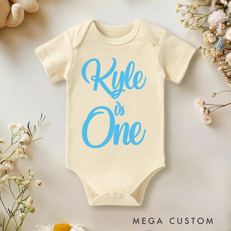Personalized Personalised Baby First 1st Birthday Baby Onesie Funny Baby Gift