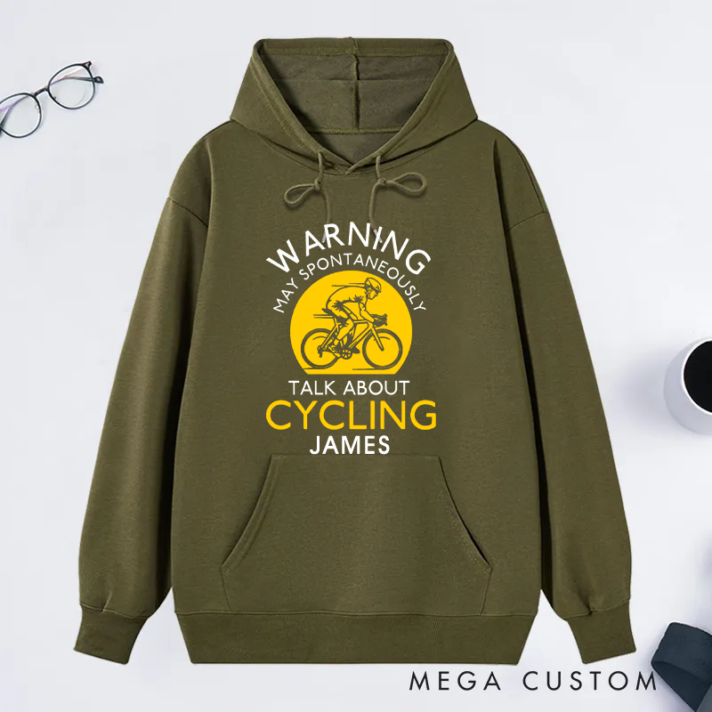 [Copy]Personalized Mountain Bike Hoodie This Is The Way Cycling Hoodie Bicycle Lovers
