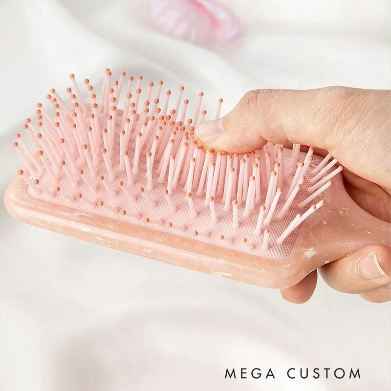 Personalized Photo Hair Brush Anti-Static Massage Comb with Name Bachelorette Party Birthday Christmas Gift for Daughter Girl