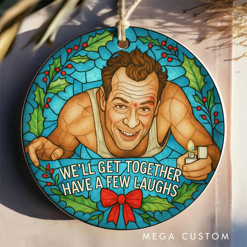 Personalized Classic Movie Christmas Ornament We'll Get Together Ceramic Ornament Anime Movie Christmas Gift Film Xmas Gift Christmas Decor