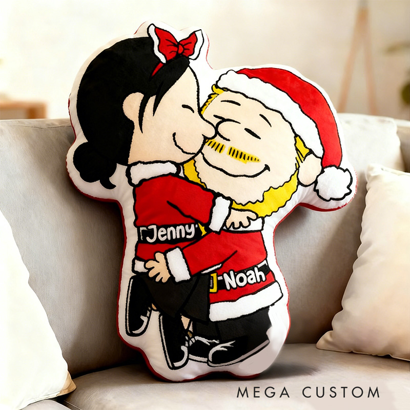 Personalized Snuggle Season Shaped Pillow for Lovers Couples Pillow Christmas Gift for Anime Cartoon Lovers