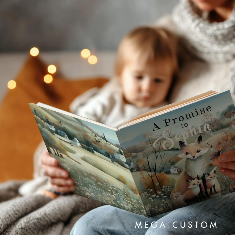 Personalized a Promise to Children’s Book Illustrated Woodland Animal Adventure Bedtime Storybook with Name for Kids Boy Girl Grandchild Birthday Gift Christmas Gift