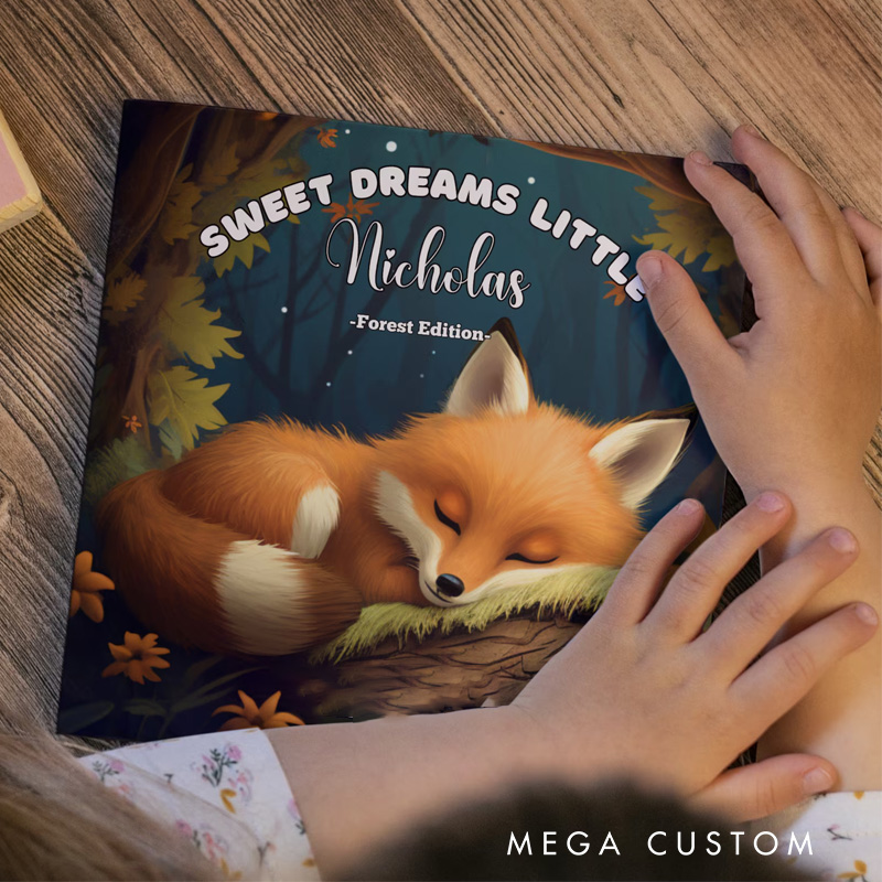 Personalized Sweet Dream Little Children’s Bedtime Book with Name Bedtime Storybook for Kids Boy Girl Grandchild Birthday Gift Christmas Gift