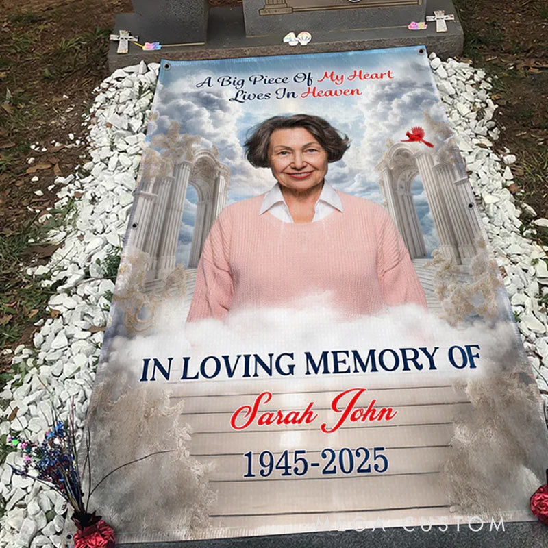 Personalized Heaven Gate Sky Grave Blanket Waterproof Blanket Remembrance Gift 